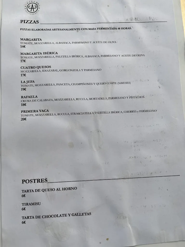 Menu_Restaurante Primera Vaca_Marina de Cudeyo_immagine_4