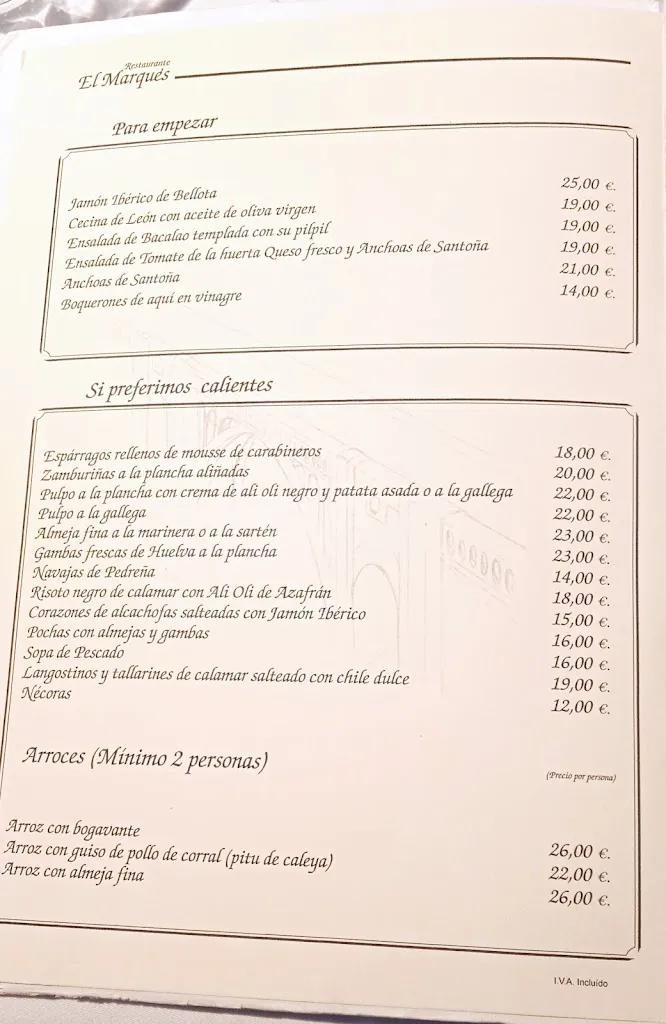 Menu_El Marqués_Puente Viesgo_image_2