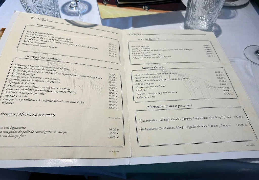 Menu_El Marqués_Puente Viesgo_image_3