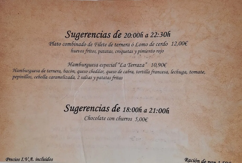 Menu_La Terraza De Puente Viesgo_Puente Viesgo_image_3