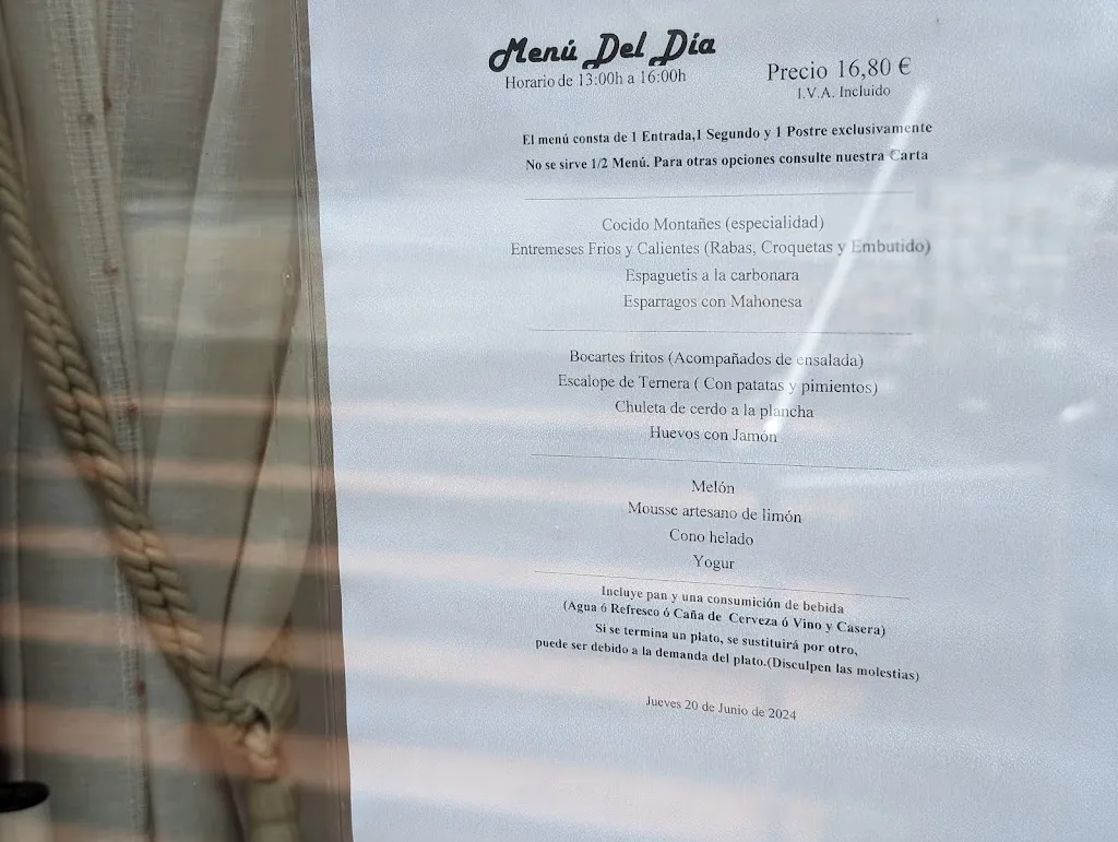 Menu_La Terraza De Puente Viesgo_Puente Viesgo_image_4