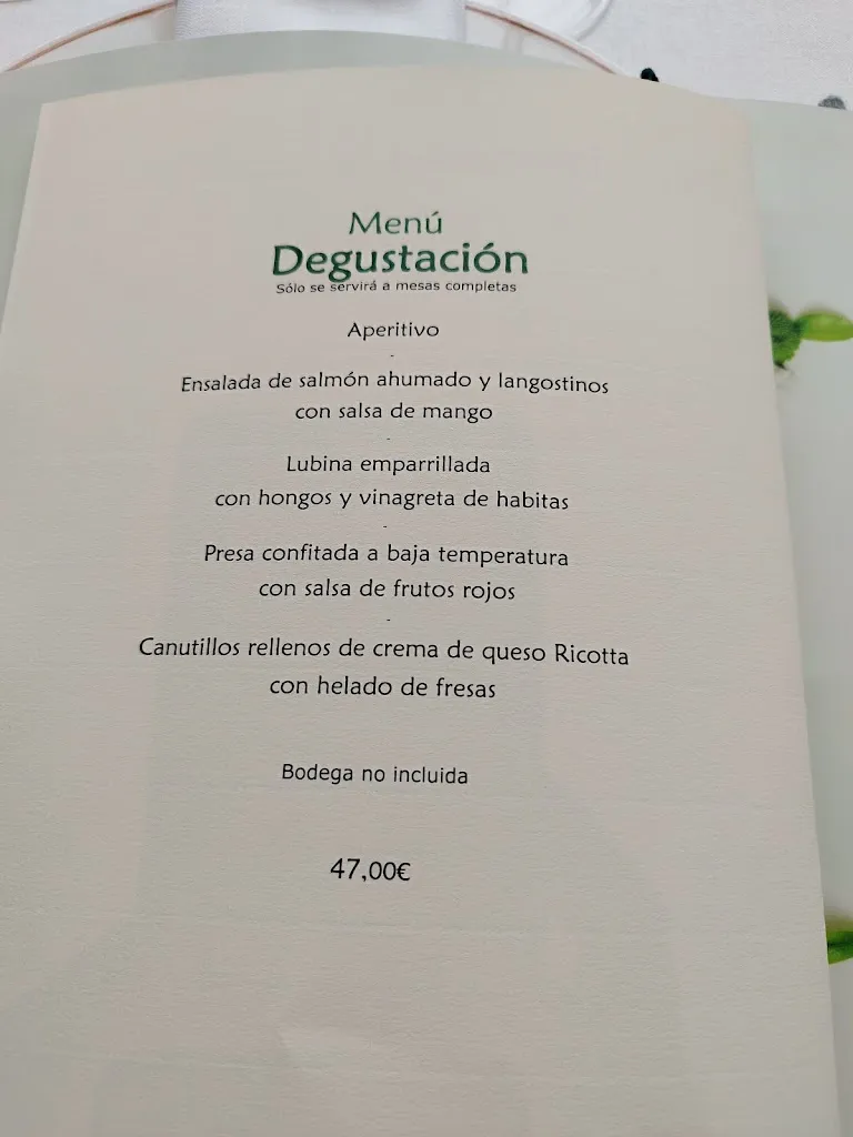 Menü_Restaurante El Jardín_Puente Viesgo_Bild_4