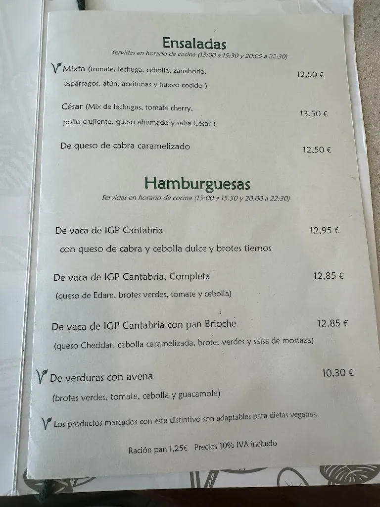 Menu_El Jardín del Balneario de Puente Viesgo_Puente Viesgo_image_2