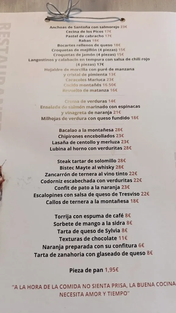 Menu_La Atalaya de Mayte_Provincia de Cantabria_image_2