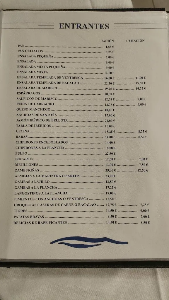 Menu_Restaurante Las Olas_Provincia de Cantabria_image_1