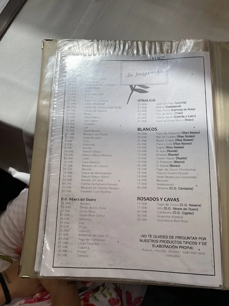 Menu_La Inesperada_Provincia de Cantabria_image_4