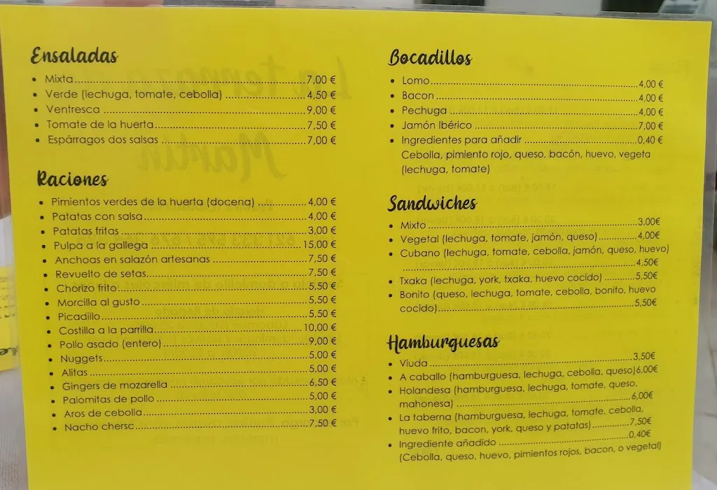 Menu_La taberna de Martin_Rasines_image_3