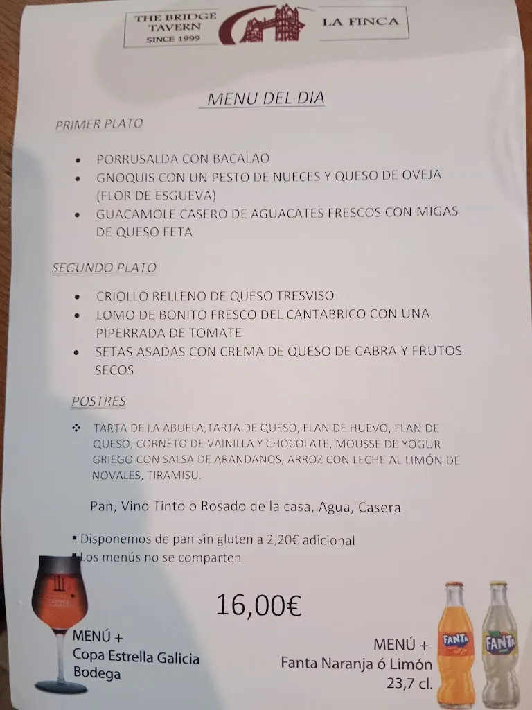 Menu_The Bridge Tavern 