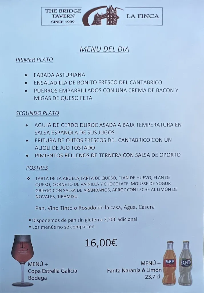 Menu_The Bridge Tavern 