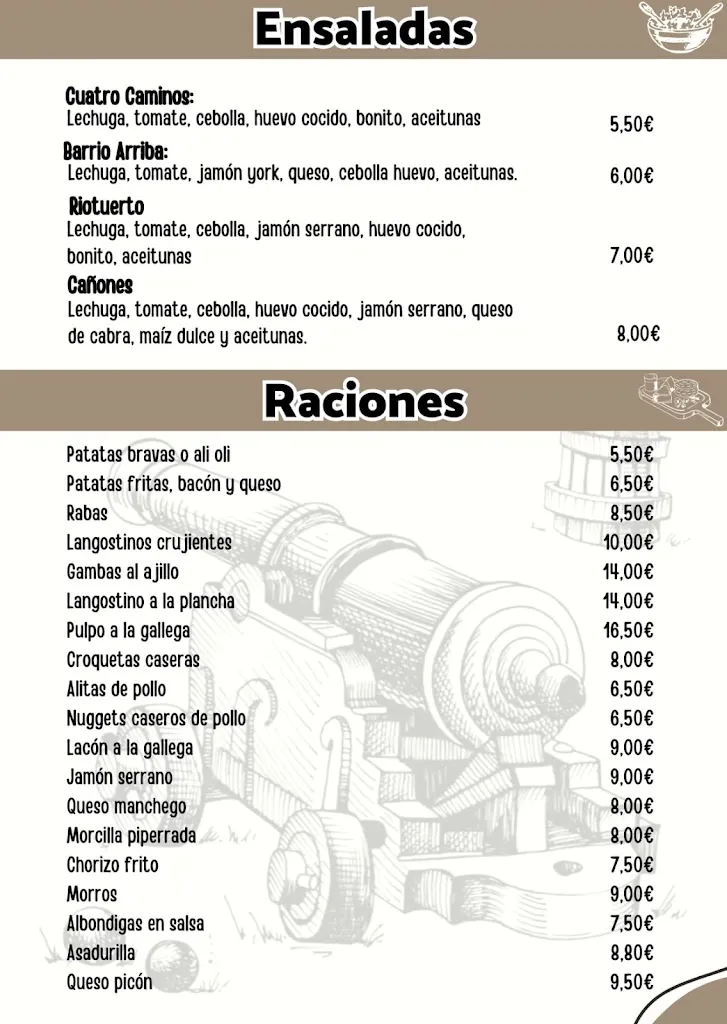 Menu_Bar Restaurante Los Cañones de La Cavada_Riotuerto_image_1