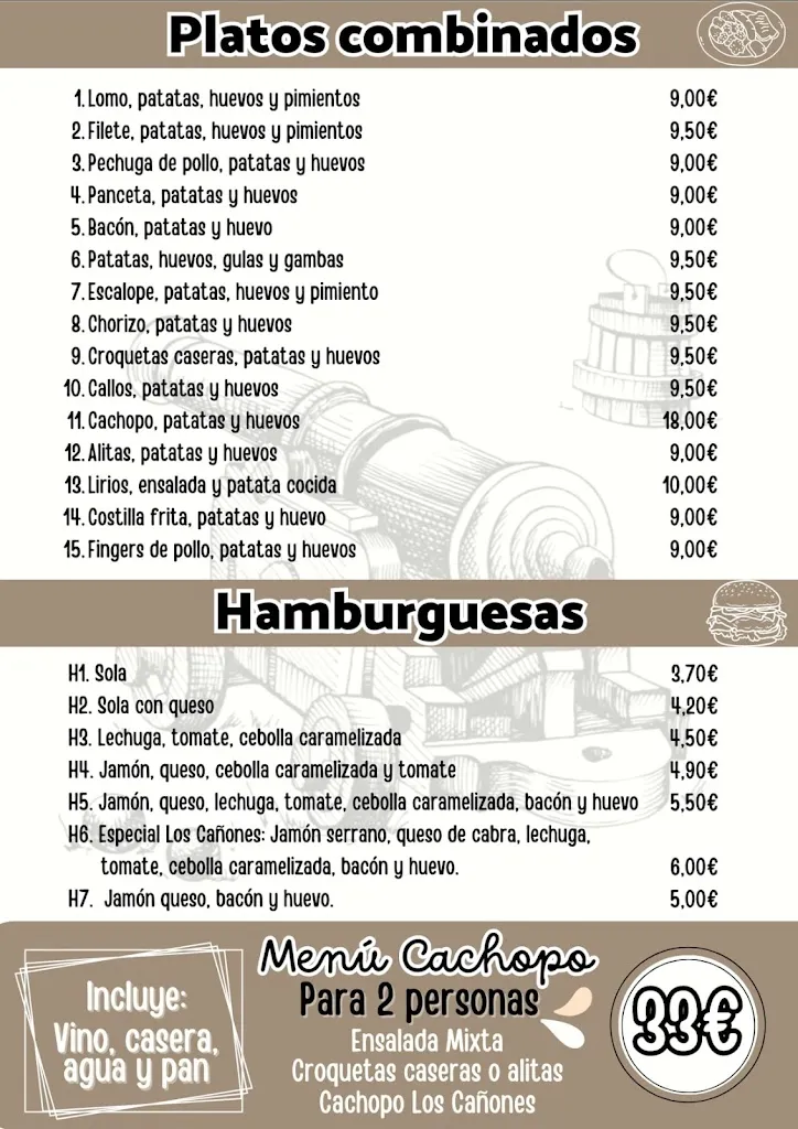 Menu_Bar Restaurante Los Cañones de La Cavada_Riotuerto_image_3