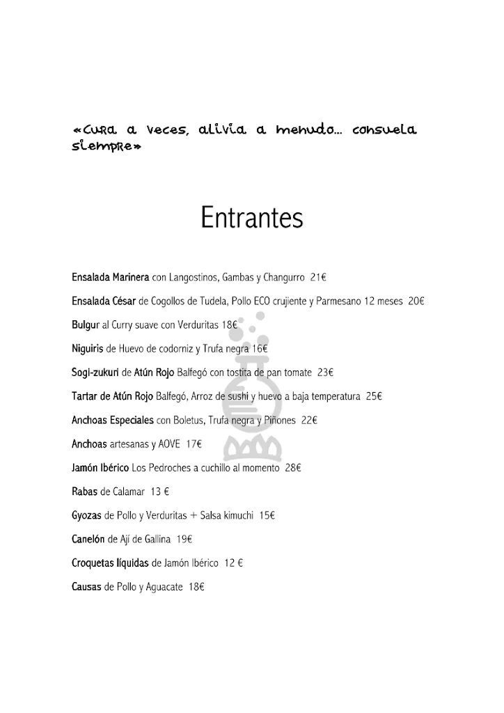 Menu_Antídoto Restaurante_Laredo_immagine_1