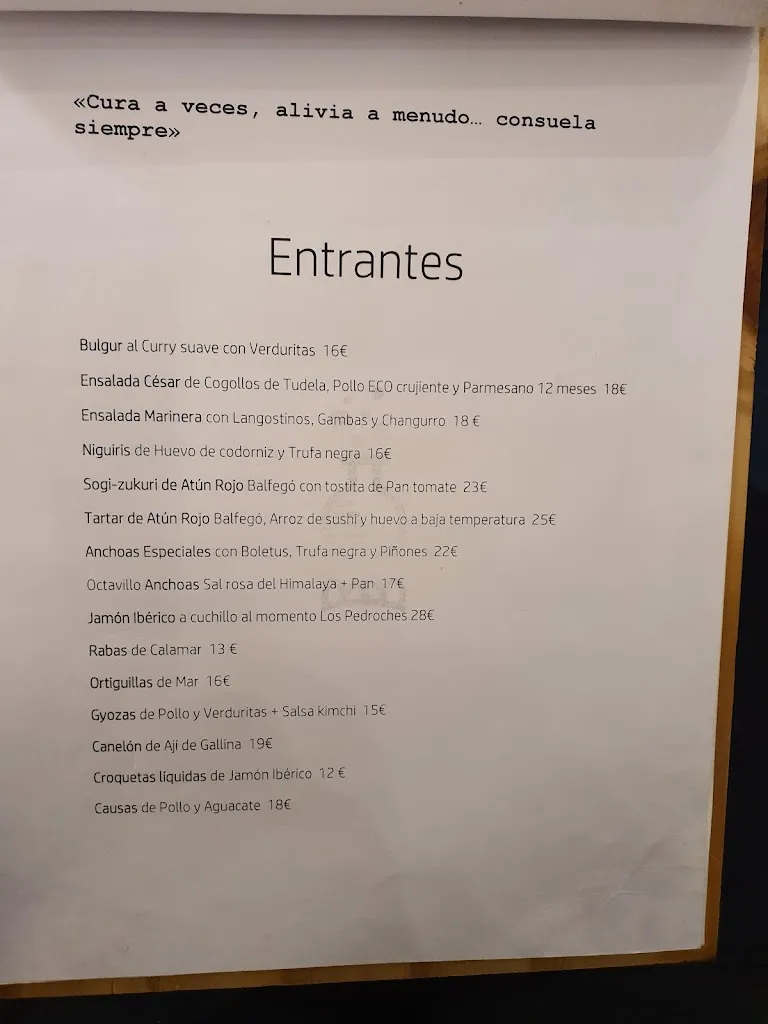 Menu_Antídoto Restaurante_Laredo_immagine_3