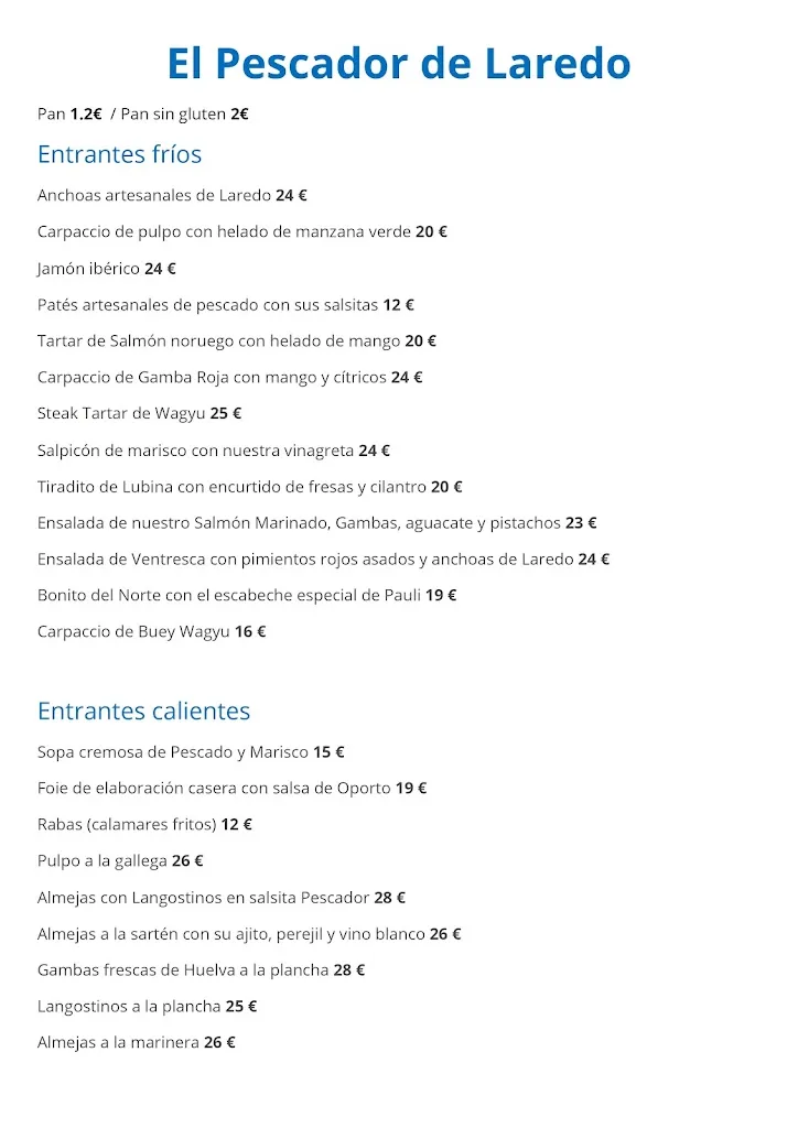 Menu_Restaurante El Pescador_Laredo_image_1