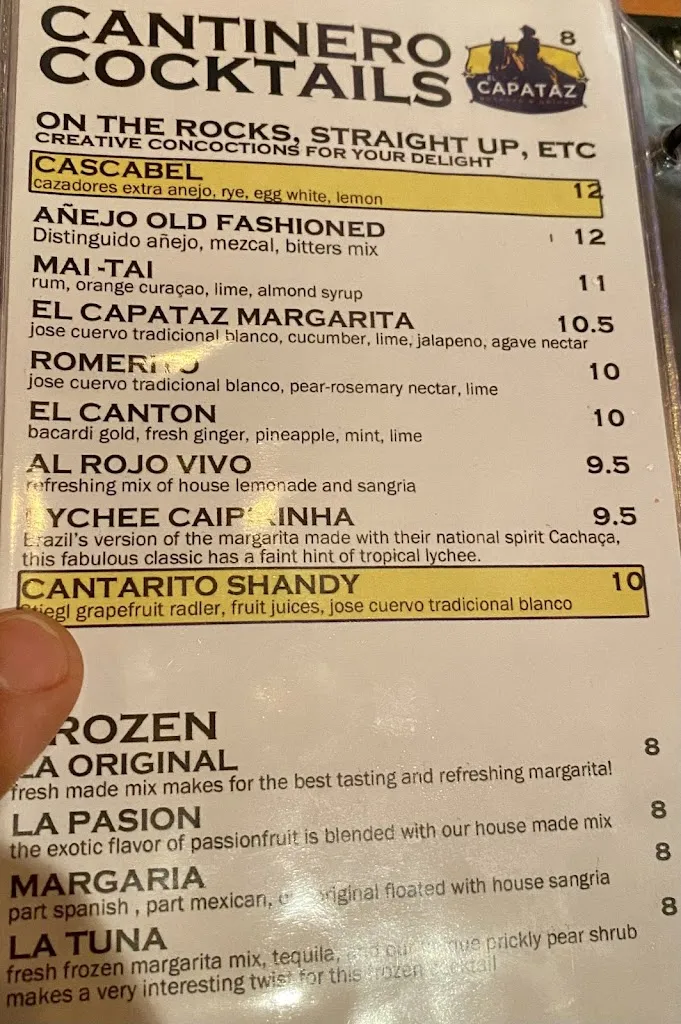 Menu_El Capataz_Laredo_image_2
