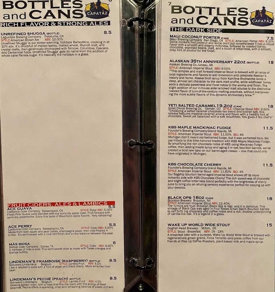 Menu_El Capataz_Laredo_image_4