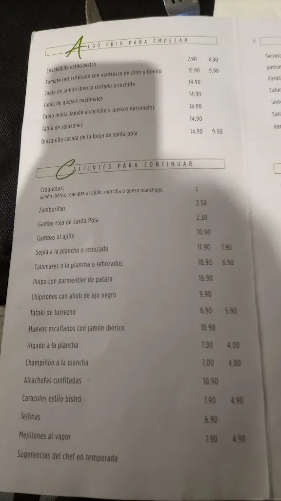Menu_El bistró by Bien Jamón_Caudete_immagine_1