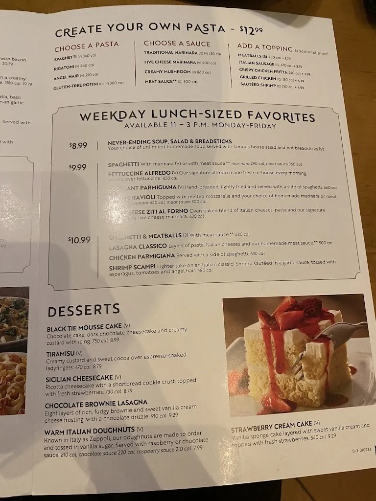 Menu_Olive Garden Italian Restaurant_Laredo_image_1