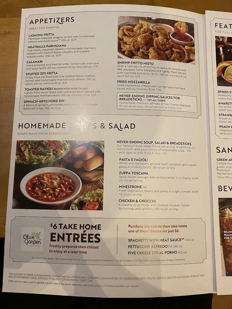 Menu_Olive Garden Italian Restaurant_Laredo_image_2