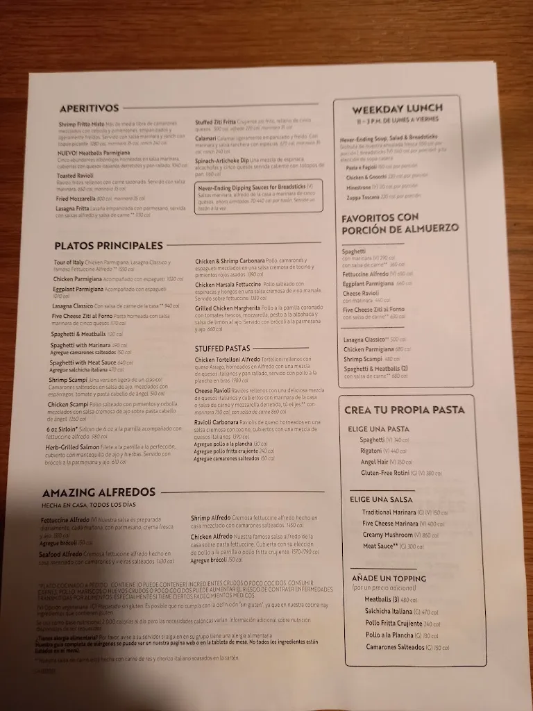 Menu_Olive Garden Italian Restaurant_Laredo_image_3