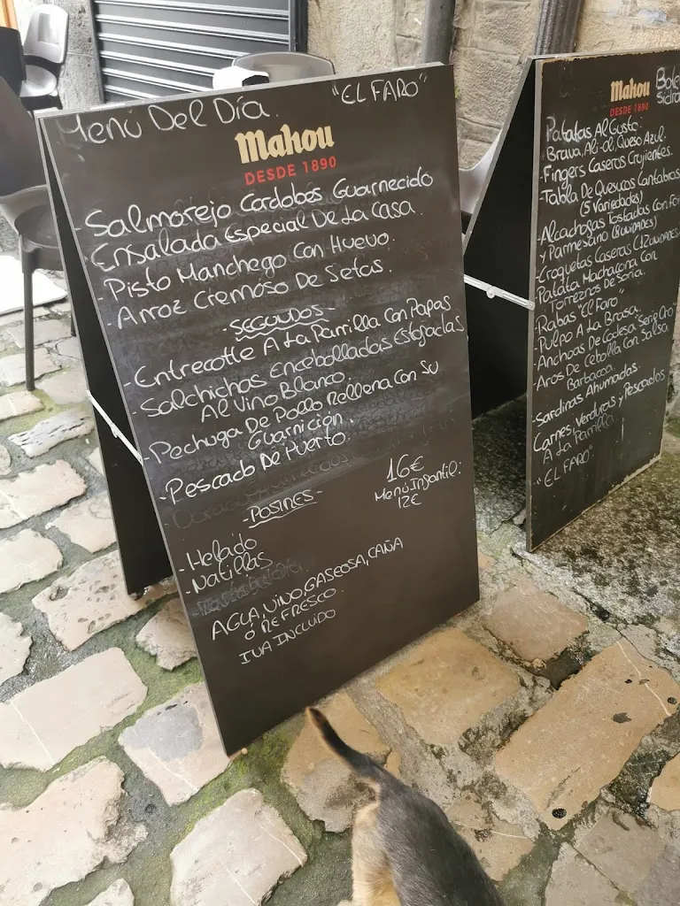 Menu_Bar Restaurante El Faro_Laredo_image_3