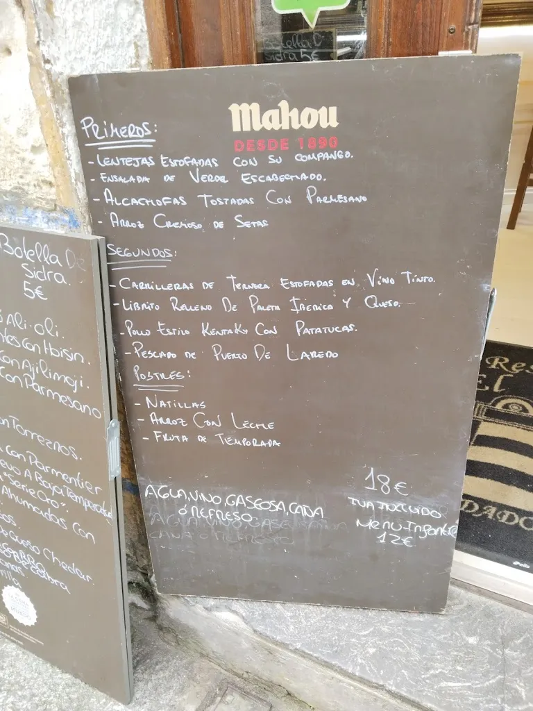 Menu_Bar Restaurante El Faro_Laredo_image_4