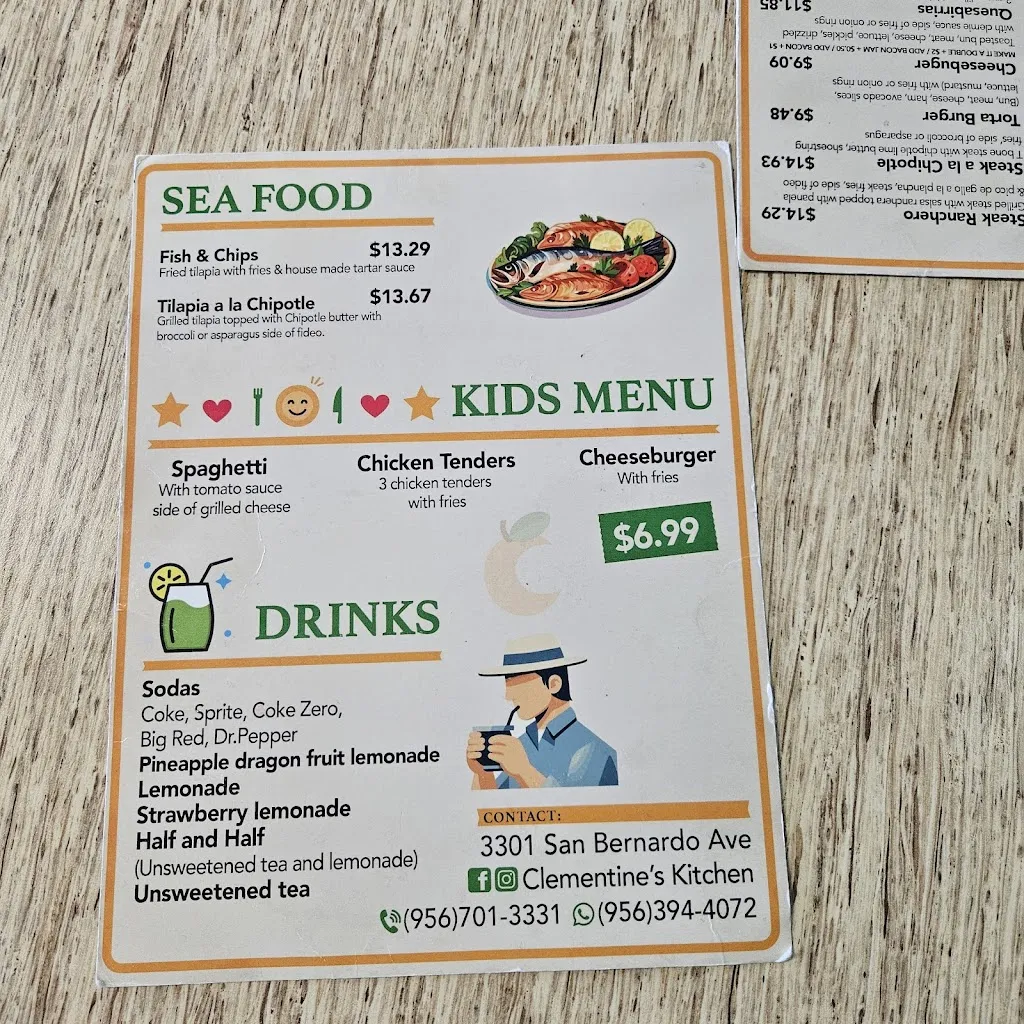 Menu_Clementine's Kitchen_Laredo_immagine_4