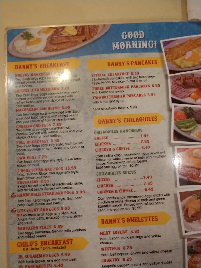 Menu_Danny's Restaurant_Laredo_image_3