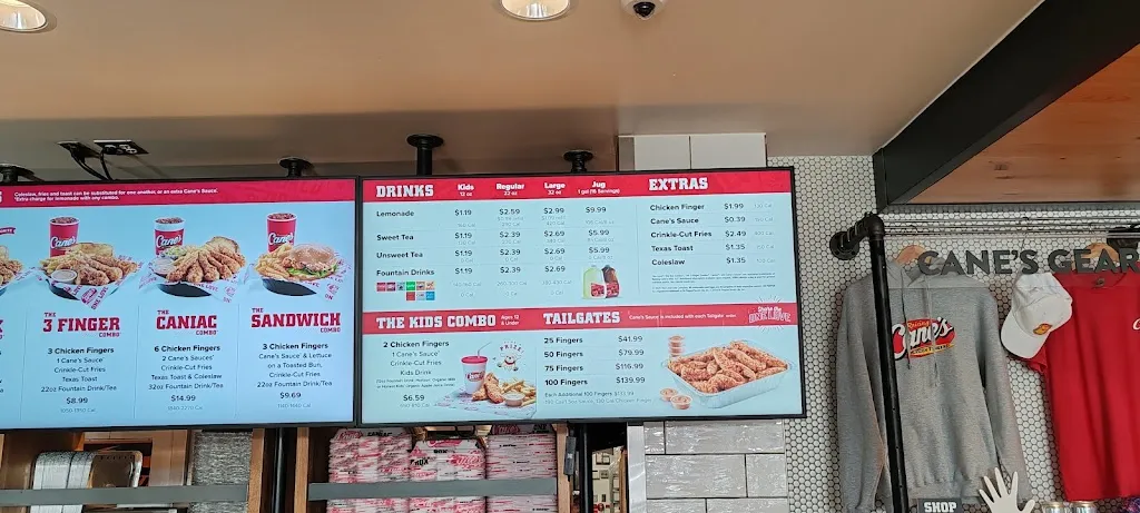 Menu_Raising Cane's Chicken Fingers_Laredo_image_4