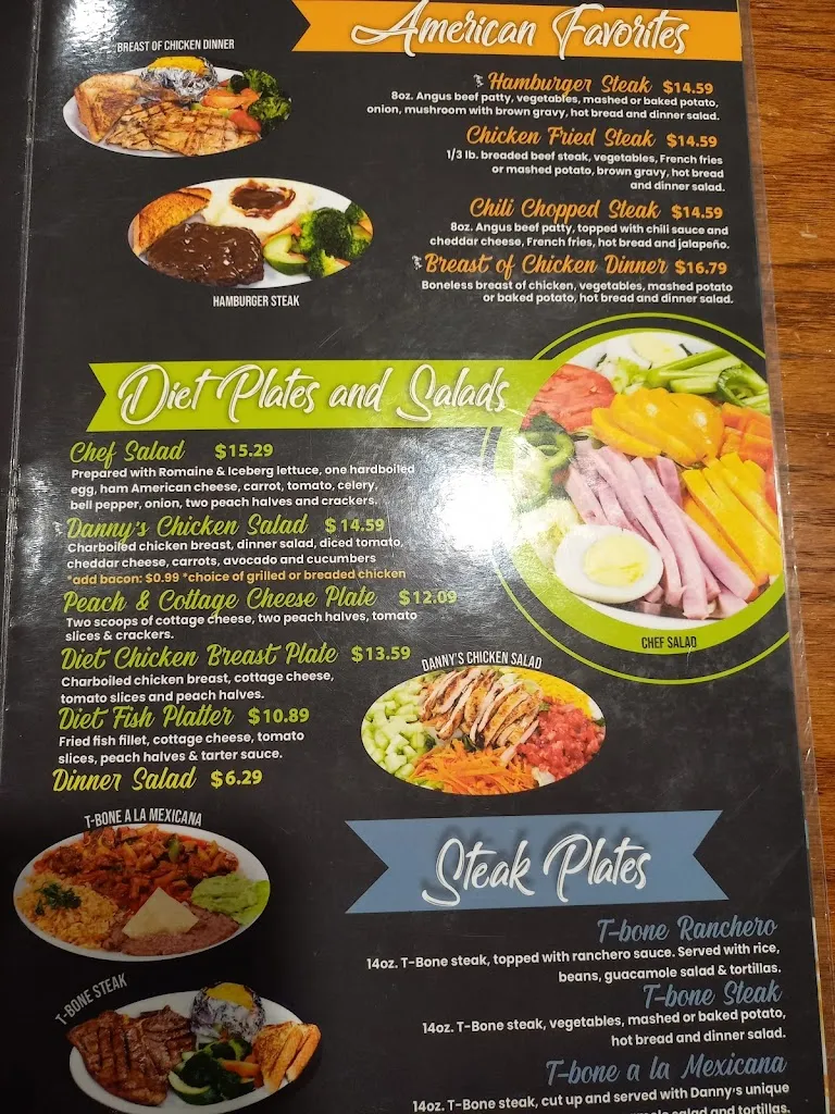 Menu_Danny's Restaurant_Laredo_image_4
