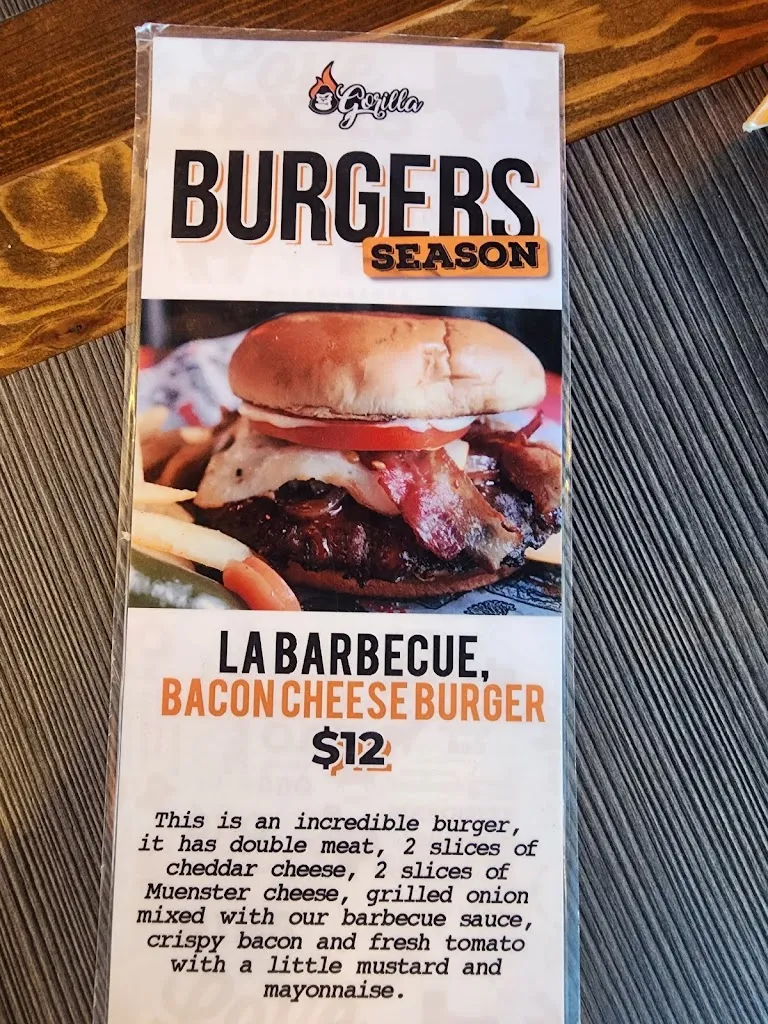 Menu_Gorilla Smoke and Grill _Laredo_image_2