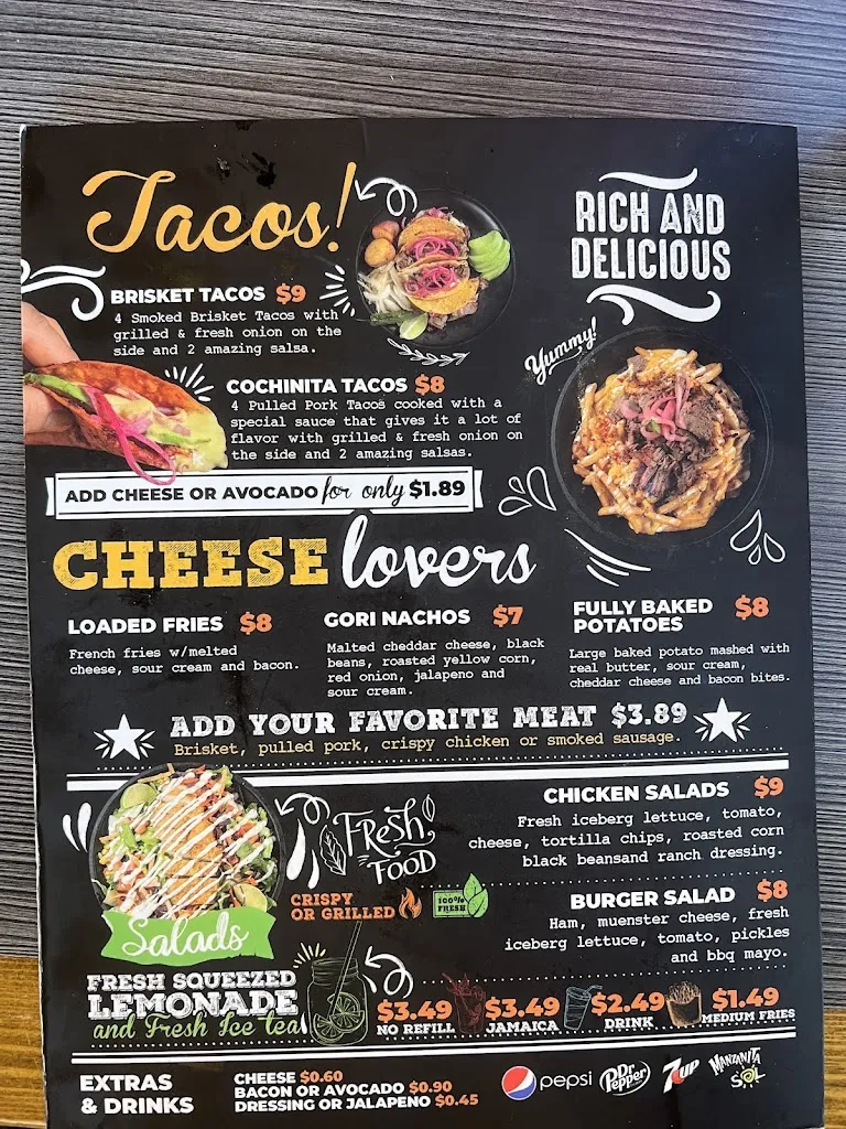 Menu_Gorilla Smoke and Grill _Laredo_image_3