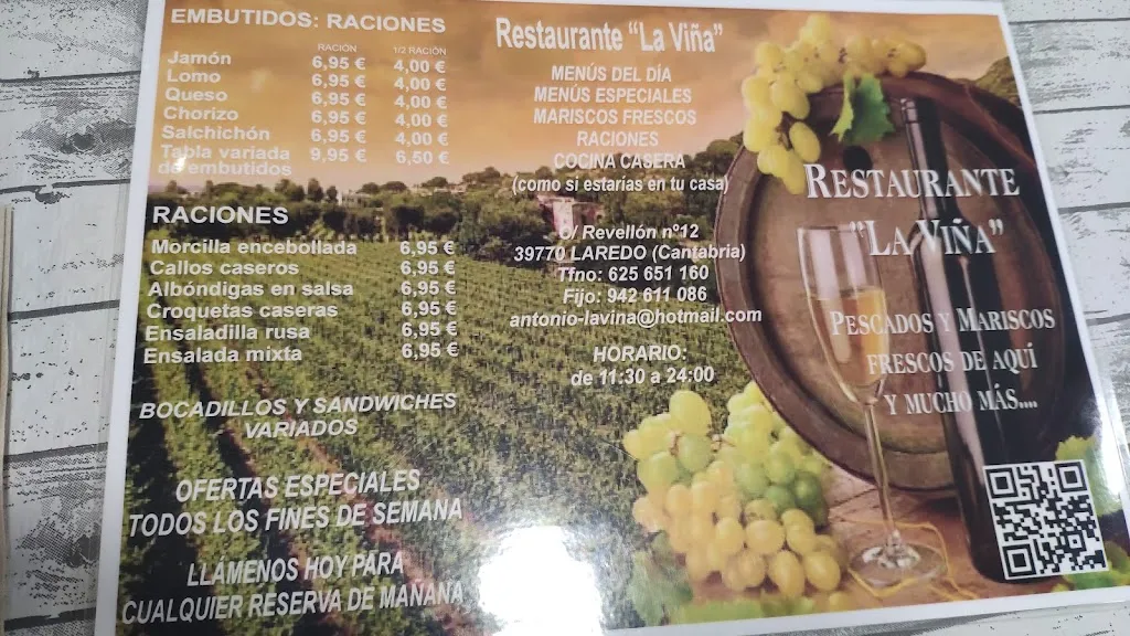 Menu_Restaurante-Marisquería La Viña_Laredo_image_4