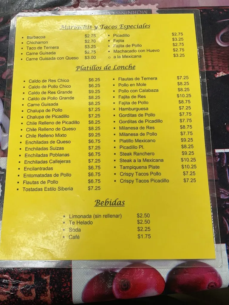 Menu_Kc Restaurant_Laredo_image_1