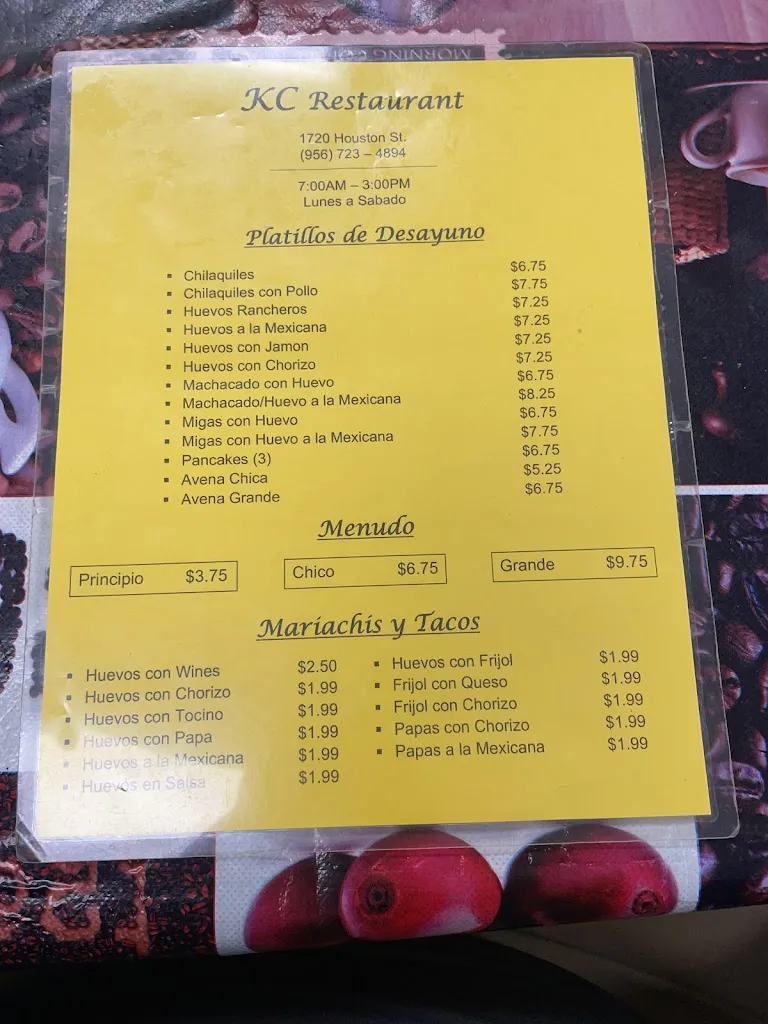 Menu_Kc Restaurant_Laredo_image_2
