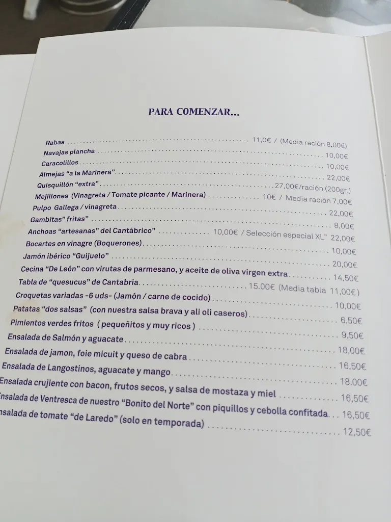 Menu_Bar El Túnel_Laredo_image_1