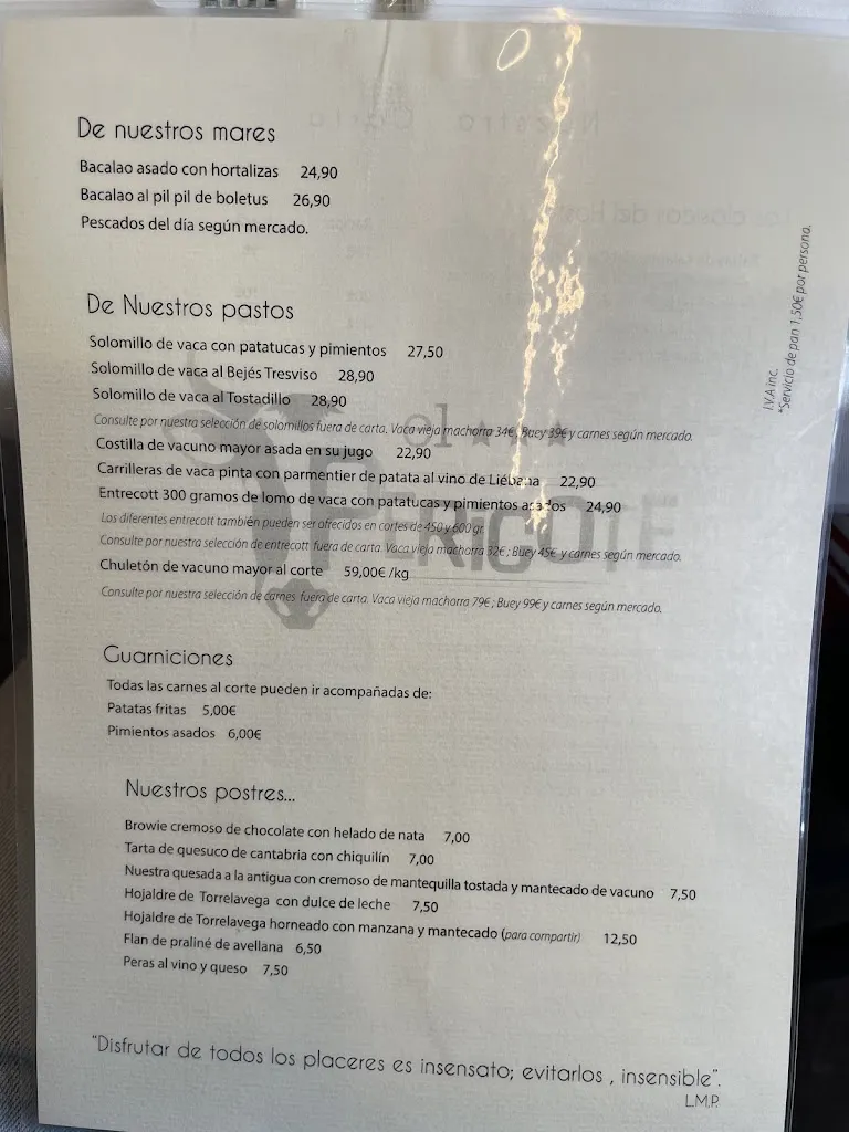 Menu_El Hostal del Pericote_Piélagos_image_3