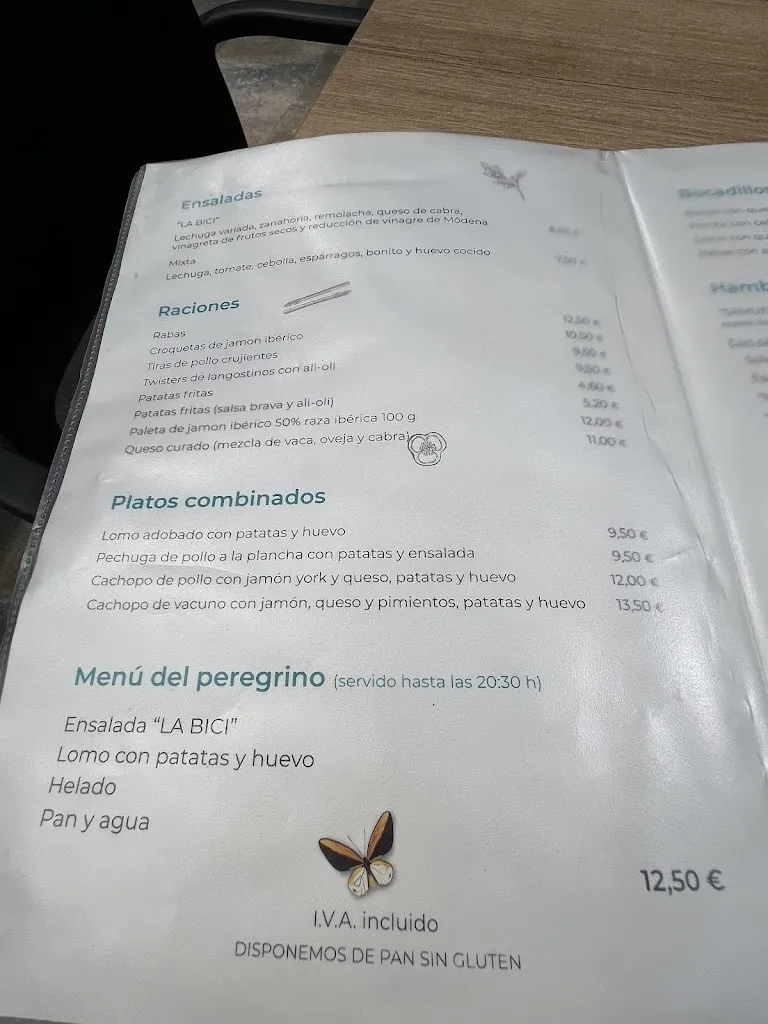 Menu_La Bici de Salva_Piélagos_image_1