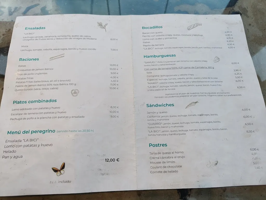 Menu_La Bici de Salva_Piélagos_image_2