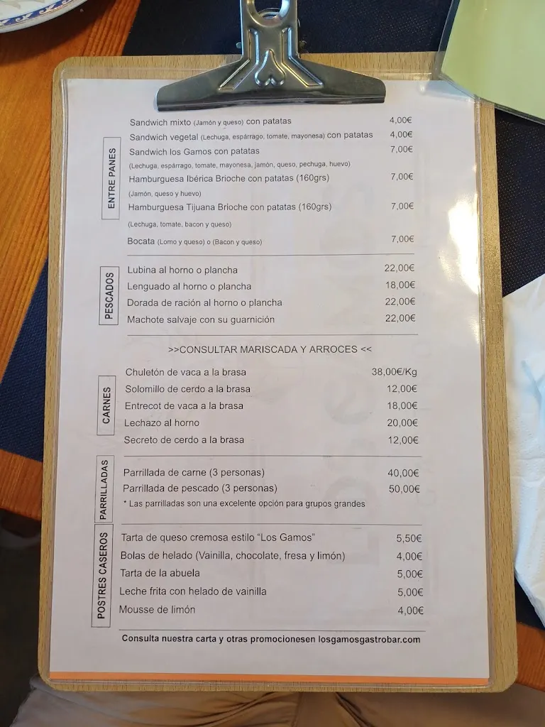 Menu_Los Gamos Gastro Bar_Piélagos_image_4