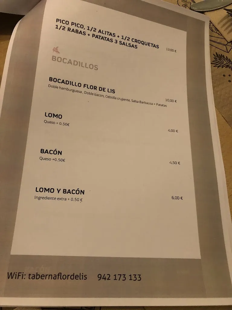 Menu_Taberna la nueva Flor de Lis_Piélagos_image_2