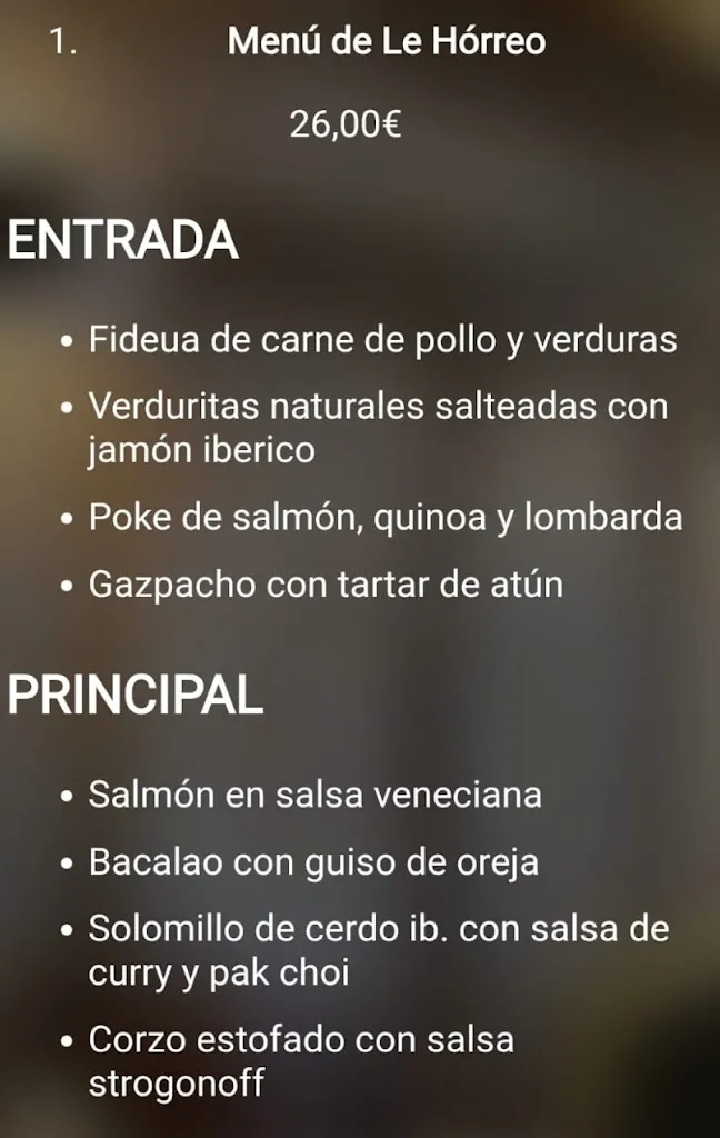 Menu_Le Hórreo_Piélagos_image_1