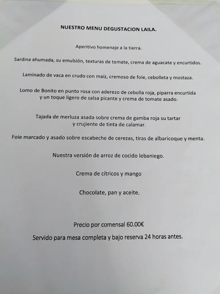 Menu_Laila Restaurante_Piélagos_image_1