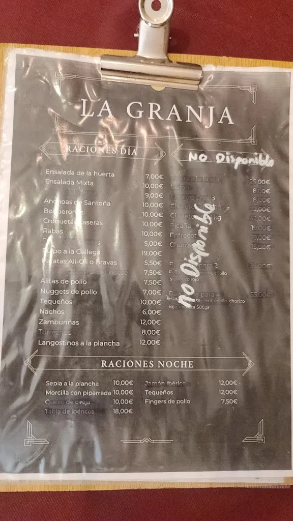 Menu_Restaurante La Granja_San Miguel de Meruelo_image_2