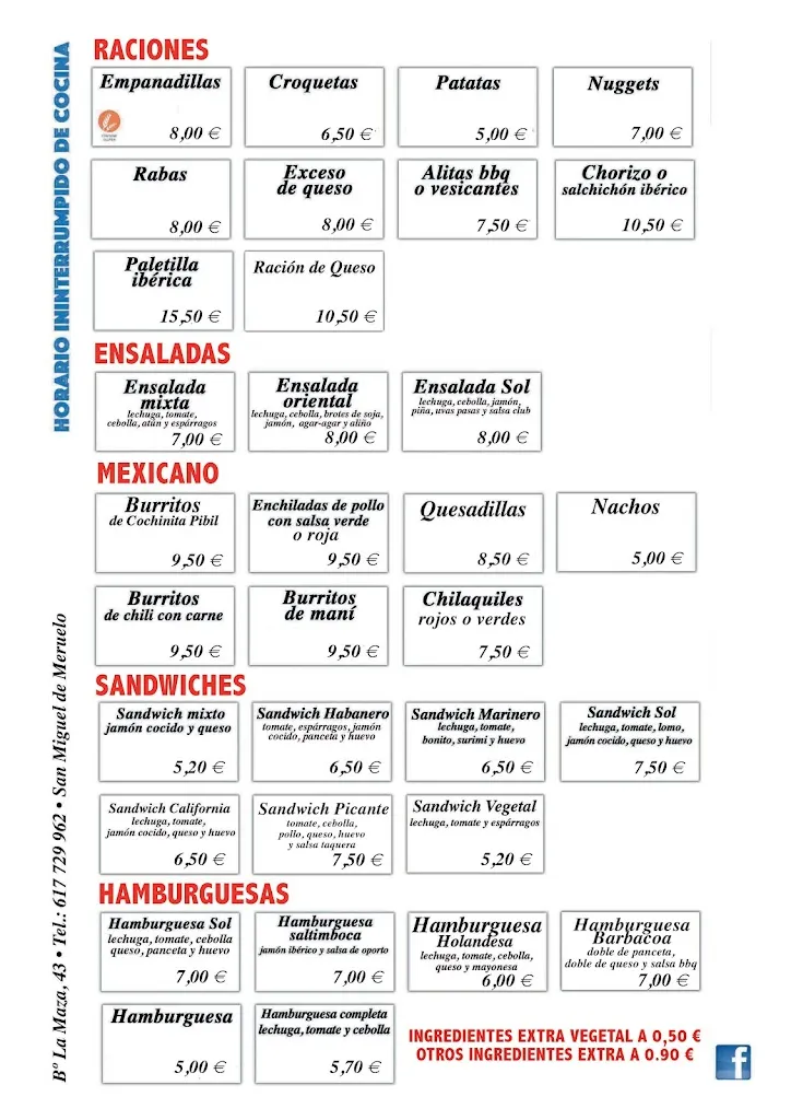 Menu_HOSTERIA Restaurante Sol_San Miguel de Meruelo_image_1