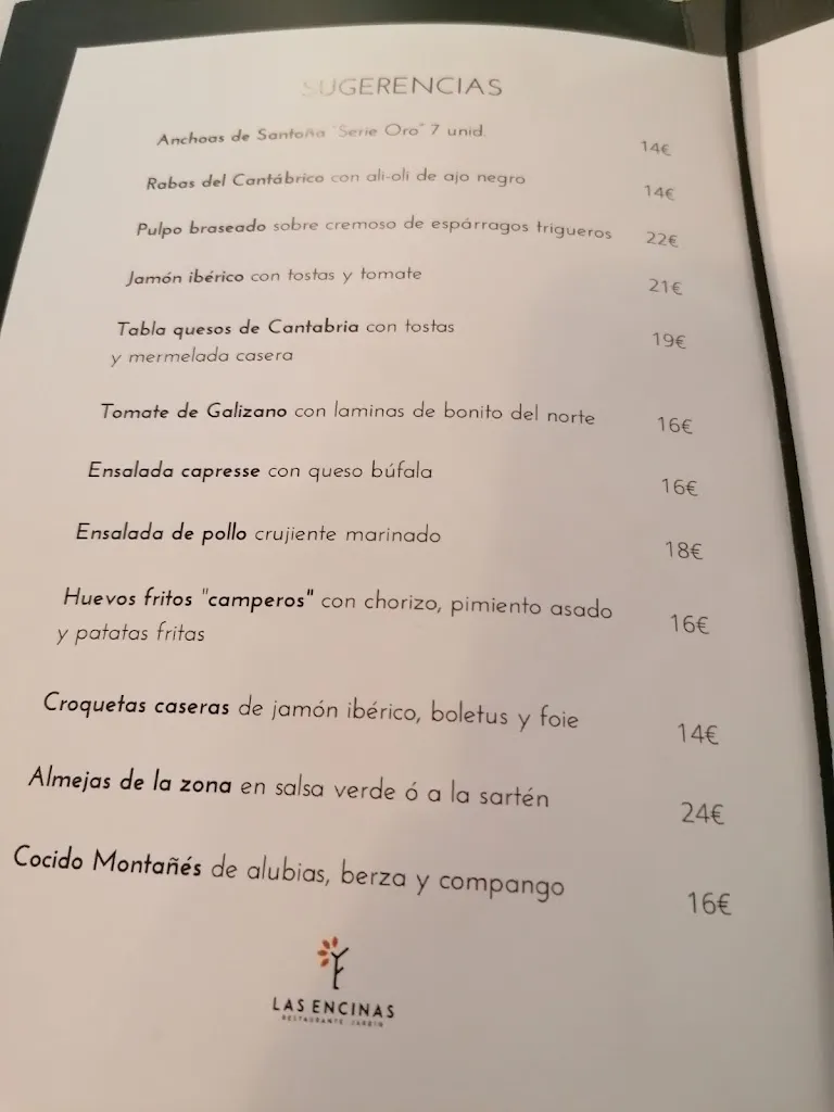 Menu_Restaurante-Jardín Las Encinas de Somo (exclusivo alojados)_Ribamontán al Mar_image_1