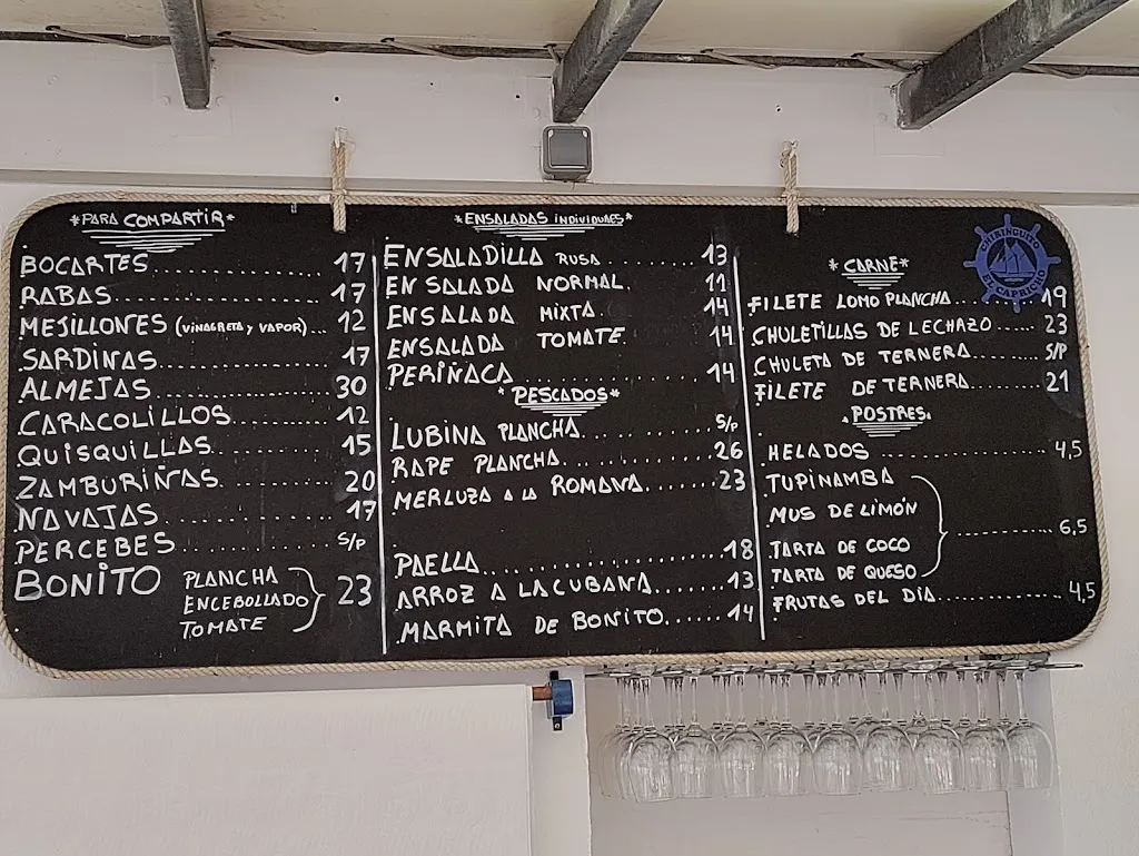 Menu_Chiringuito El Capricho_Ribamontán al Mar_image_1
