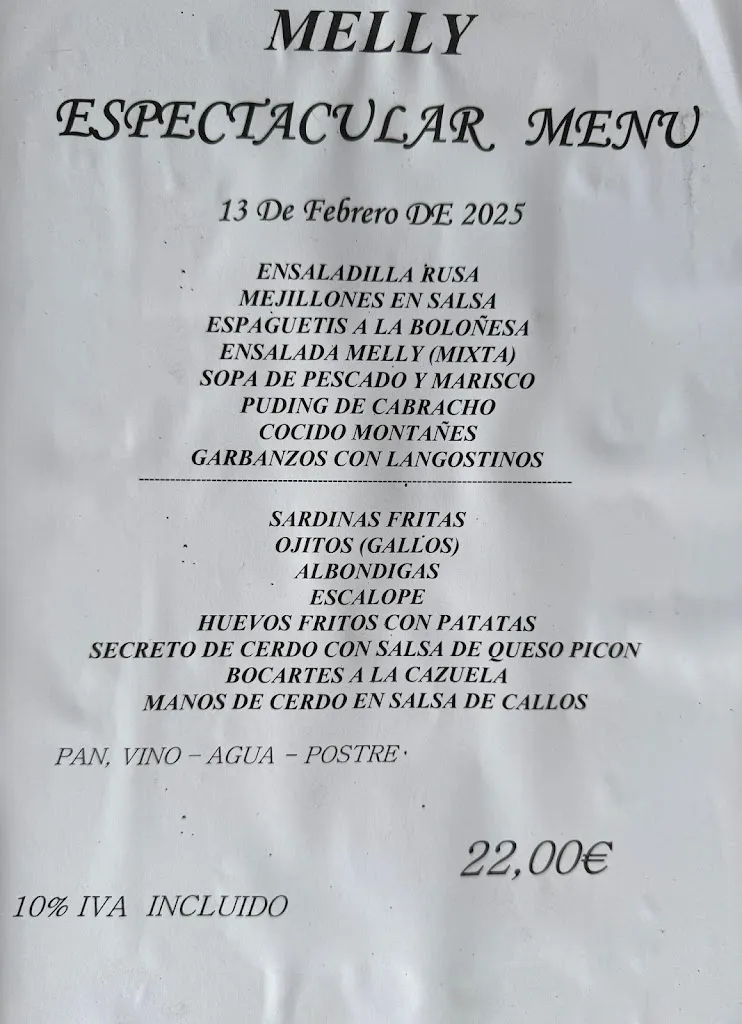Menu_Restaurante Melly_Ribamontán al Mar_immagine_1
