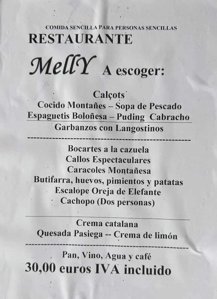 Menu_Restaurante Melly_Ribamontán al Mar_immagine_2