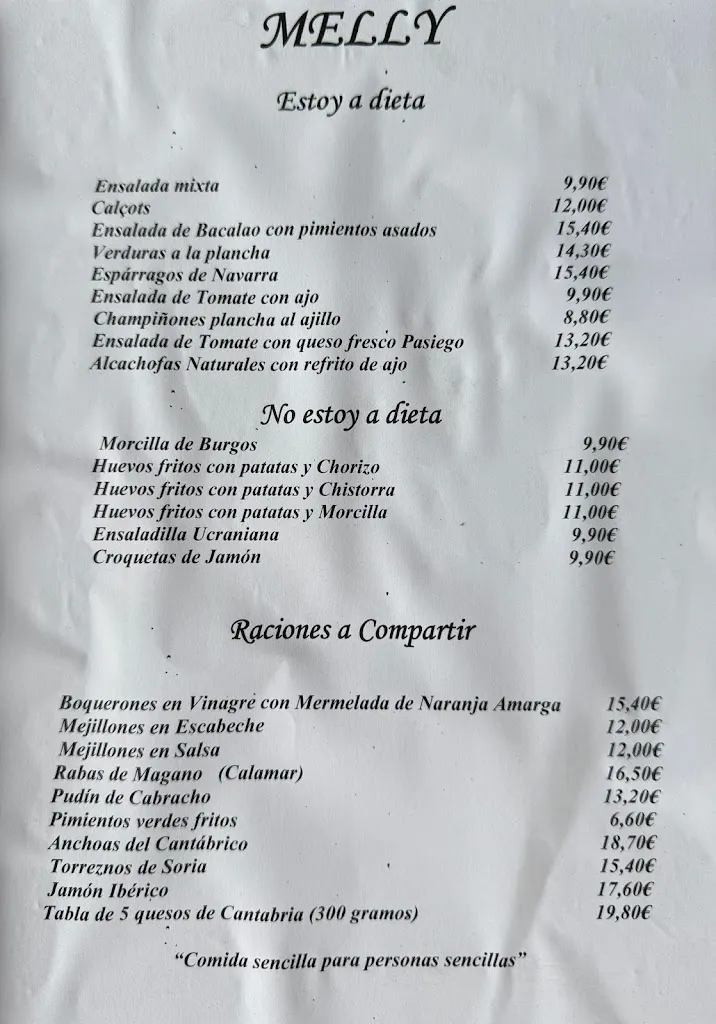 Menu_Restaurante Melly_Ribamontán al Mar_immagine_4